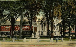 Soldiers' Monument Keene, NH Postcard Postcard
