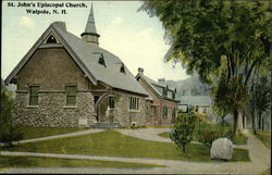 St. John's Episcopal Church Walpole, NH Postcard Postcard