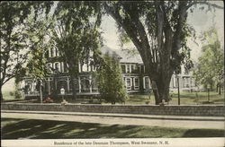 Residence of the late Denman Thompson West Swanzey, NH Postcard Postcard