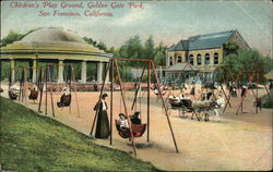 Children's Playground, Golden Gate Park San Francisco, CA Postcard Postcard
