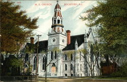 M. E. Church Rockford, IL Postcard Postcard