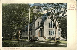 M. E. Church Onarga, IL Postcard Postcard