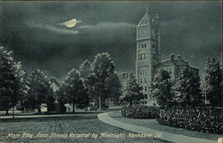 East Illinois Hospital - Main Building by Moonlight East Illinois Hospital - Main Building by Moonlight