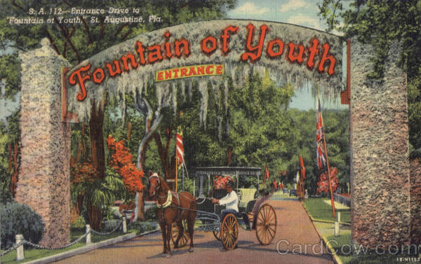 Entrance Drive To Fountain Of Youth St. Augustine Florida Entrance Drive To Fountain Of Youth St. Augustine Florida