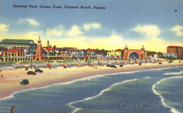 General View Ocean Front Daytona Beach Florida