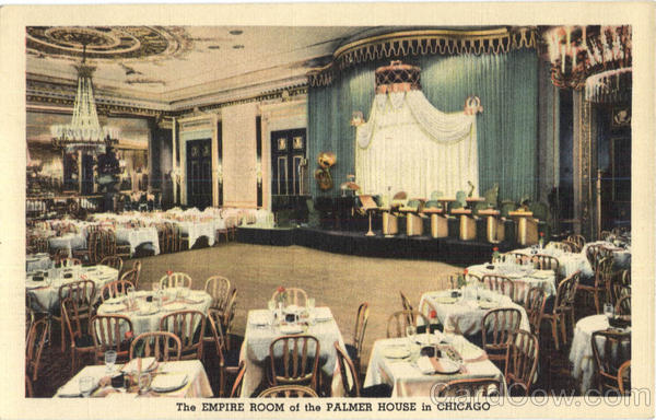 The Empire Room Of The Palmer House In Chicago Illinois