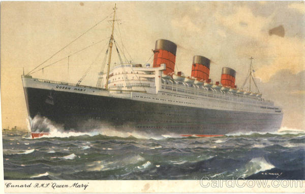 Cunard R.M.S. Queen Mary Boats, Ships