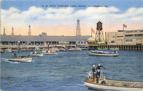 U. S. Navy Landing Long Beach California
