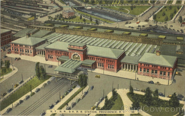 N.Y.. N.H.. & H.R.R. Station Providence Rhode Island