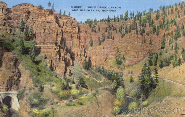 Wolf Creek Canyon Scenic Montana