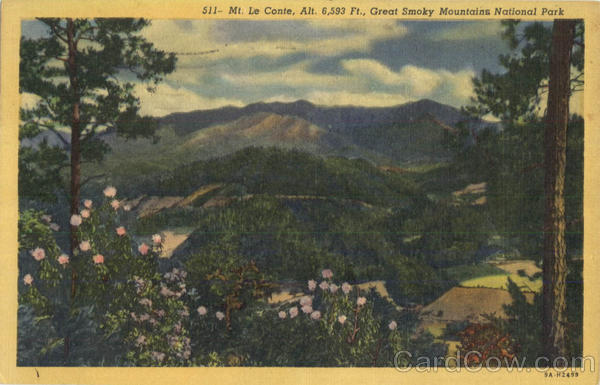 Mt. Le Conte Mount Vernon South Carolina Great Smoky Mountains National Park