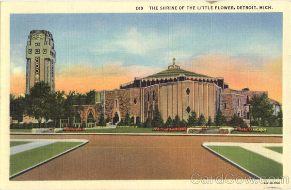The Shrine Of The Little Flower Detroit Michigan The Shrine Of The Little Flower Detroit Michigan