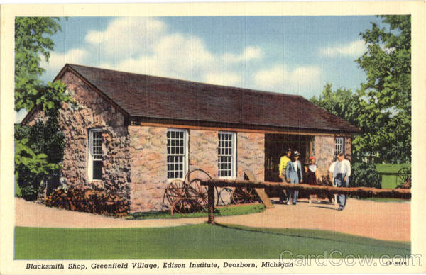 Blacksmith Shop, The Edison Institute Dearborn Michigan