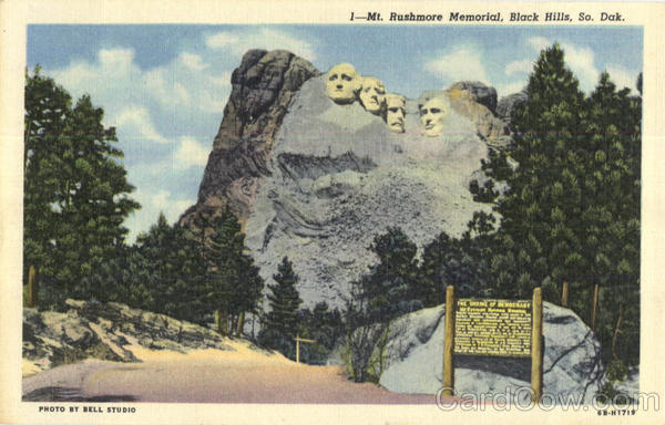 Mt. Rushmore Memorial Black Hills South Dakota