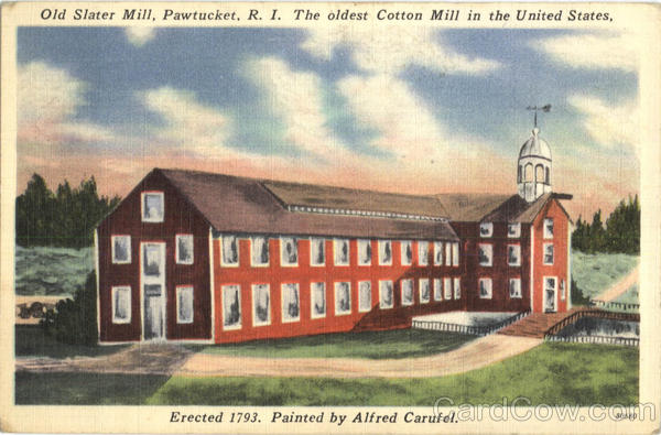 Old Slater Mill Pawtucket Rhode Island