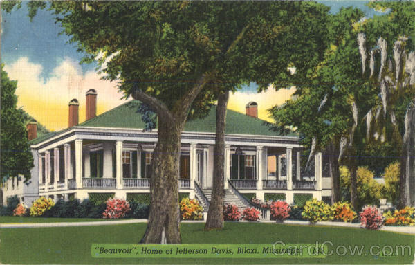 Beauvoir Home Of Jefferson Davis Biloxi Mississippi