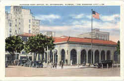 Outdoor Post Office Postcard