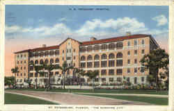 U. S. Veterans Hospital St. Petersburg, FL Postcard Postcard