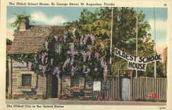 The Oldest School House, St. George Street Postcard