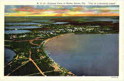 Airplane View Of Winter Haven Florida Postcard Postcard