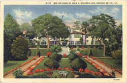 Winter Home Of John D. Rkockefeller Ormond Beach, FL Postcard Postcard
