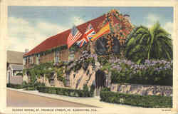 Oldest House, St. Francis Street Postcard