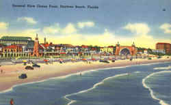 General View Ocean Front Postcard
