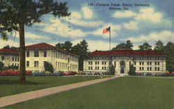Campus Scene, Emory University Postcard