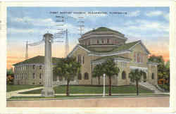 First Baptist Church Postcard