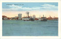 Waterfront Norfolk, VA Postcard Postcard