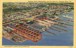 Newport News Shipbuilding And Dry Dock Co. Virginia Postcard Postcard