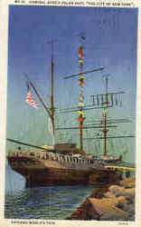 Admiral Byrd's Polar Ship Chicago World's Fair Postcard