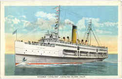 Steamer Catalina Postcard