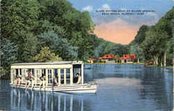 Glass Bottom Boat At Silver Springs Ocala, FL Postcard Postcard