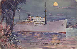R.M.S. Lady Nelson Postcard