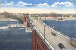 Eads Bridge St. Louis, MO Postcard Postcard