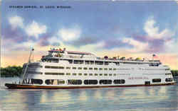 Steamer Admiral St. Louis, MO Postcard Postcard