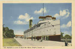 S.S. Keewatin In Locks Postcard
