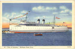 City Of Petoskey Michigan State Ferry Postcard Postcard