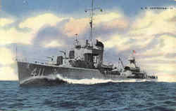 U. S. Destroyer Postcard