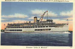 Steamer John A. Meseck Postcard