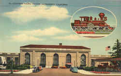 Southern Pacific Station Sacramento, CA Postcard Postcard