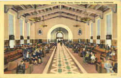 Waiting Room Union Station Postcard