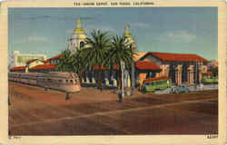 Union Depot Postcard