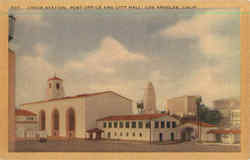 Union Station Post Office And City Hall Los Angeles, CA Postcard Postcard