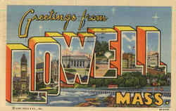 Greetings From Lowell Postcard