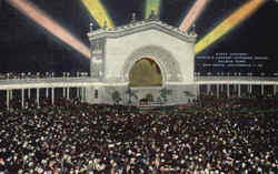 Night Concert, Balboa Park Postcard
