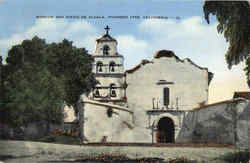 Mission San Diego De Alcala California Postcard Postcard