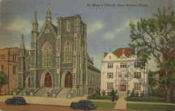 St. Mary's Church New Haven, CT Postcard Postcard