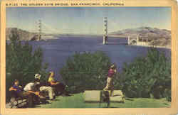 The Golden Gate Bridge San Francisco, CA Postcard Postcard